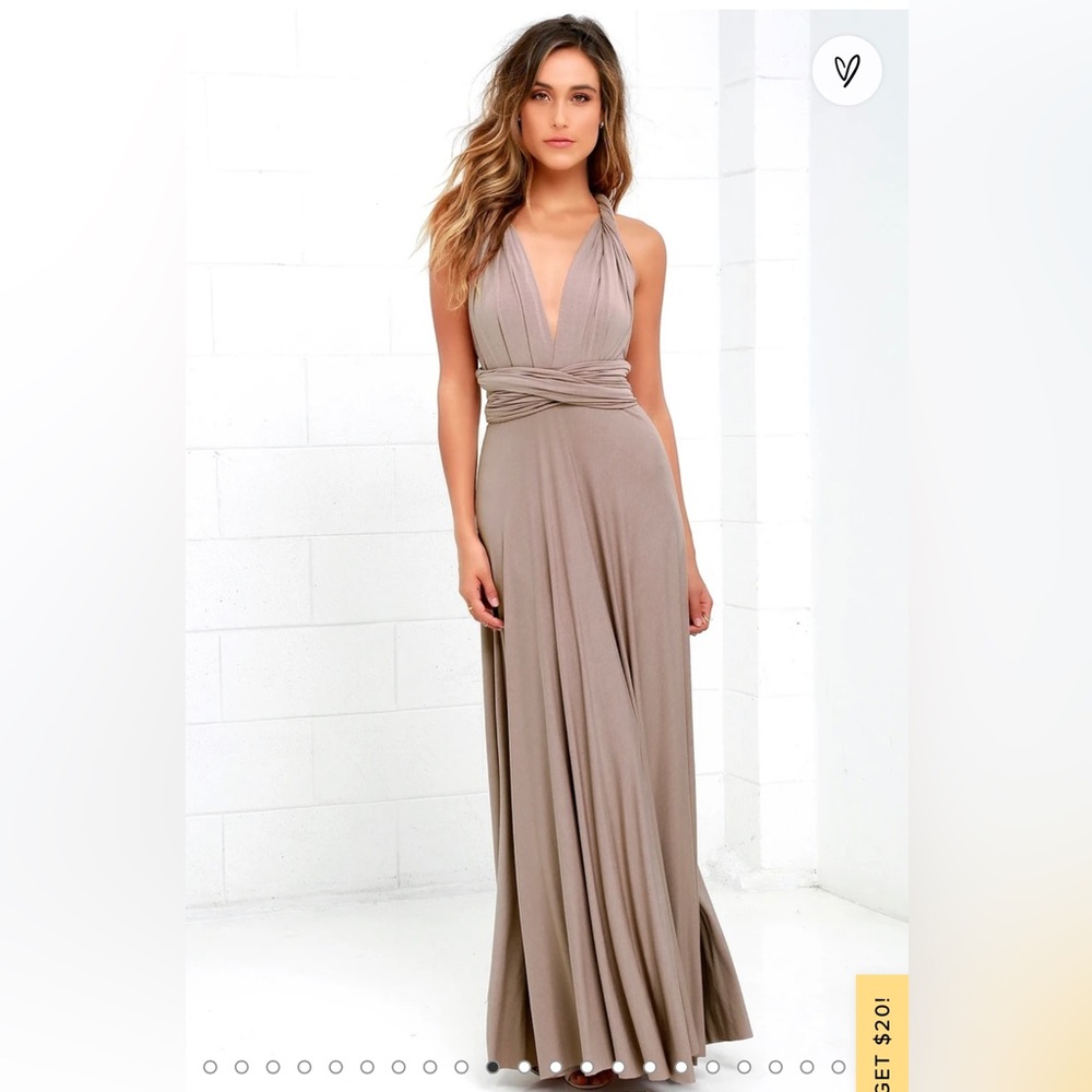 Brand new with tags extremely versatile bridesmaid dress.